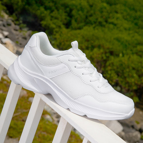 Damen Komfortable Sneakers mit atmungsaktivem Obermaterial und dämpfender Sohle EB