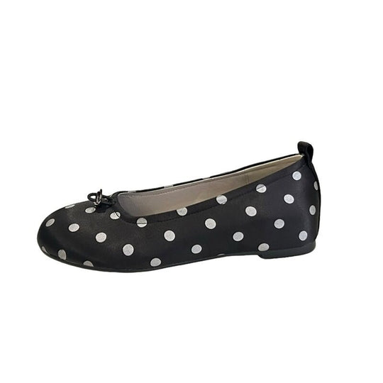 Damen elegante Ballerinas mit verspieltem Punkte-Design und komfortablem Fußbett EB