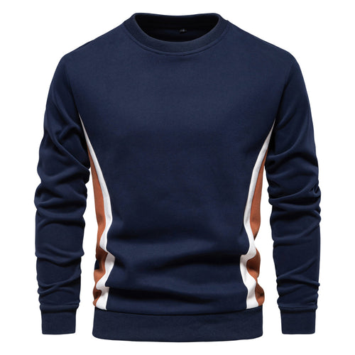 Herren Freizeit-Sweatshirt mit modernem Farbblockdesign EB