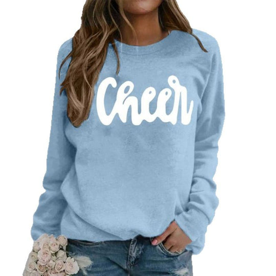 Damen Sweatshirt mit originellem Schriftzug EB