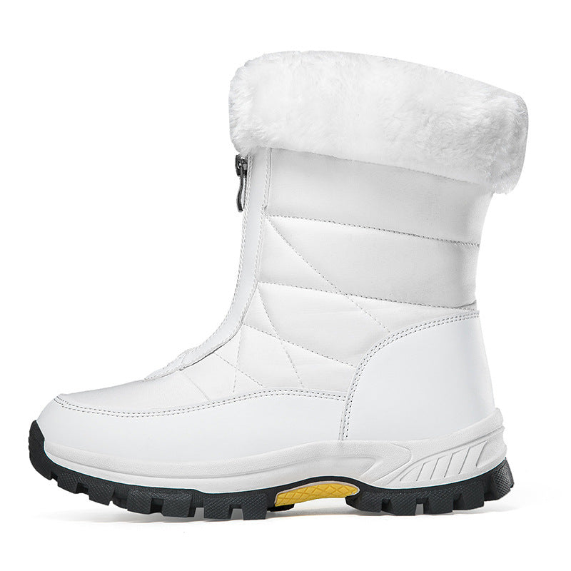 Damen isolierte Winterstiefel mit wärmendem Innenfutter und rutschfester Sohle EB