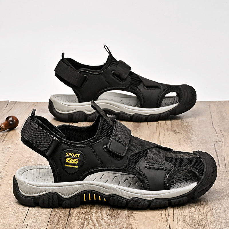 Damen Sportliche Aquasandalen mit verstellbarem Klettverschluss und rutschfester Sohle EB