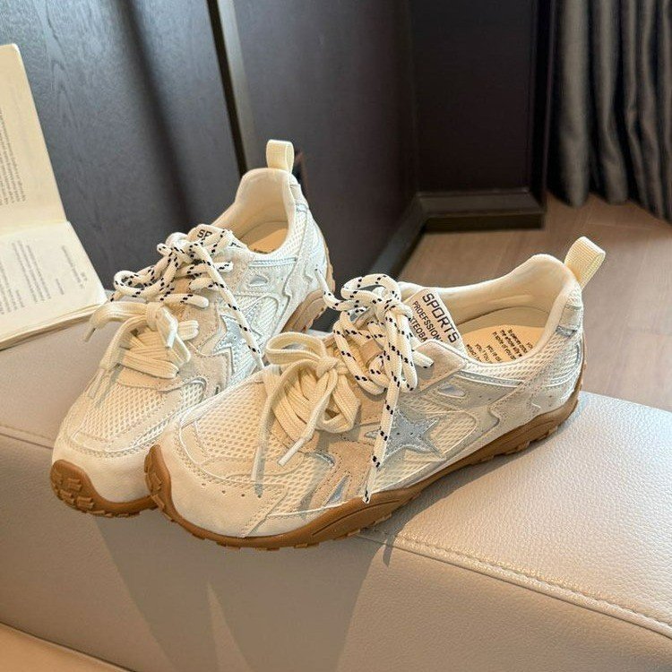 Damen sportliche Sneakers mit atmungsaktiver Mesh-Oberfläche und rutschfester Sohle EB