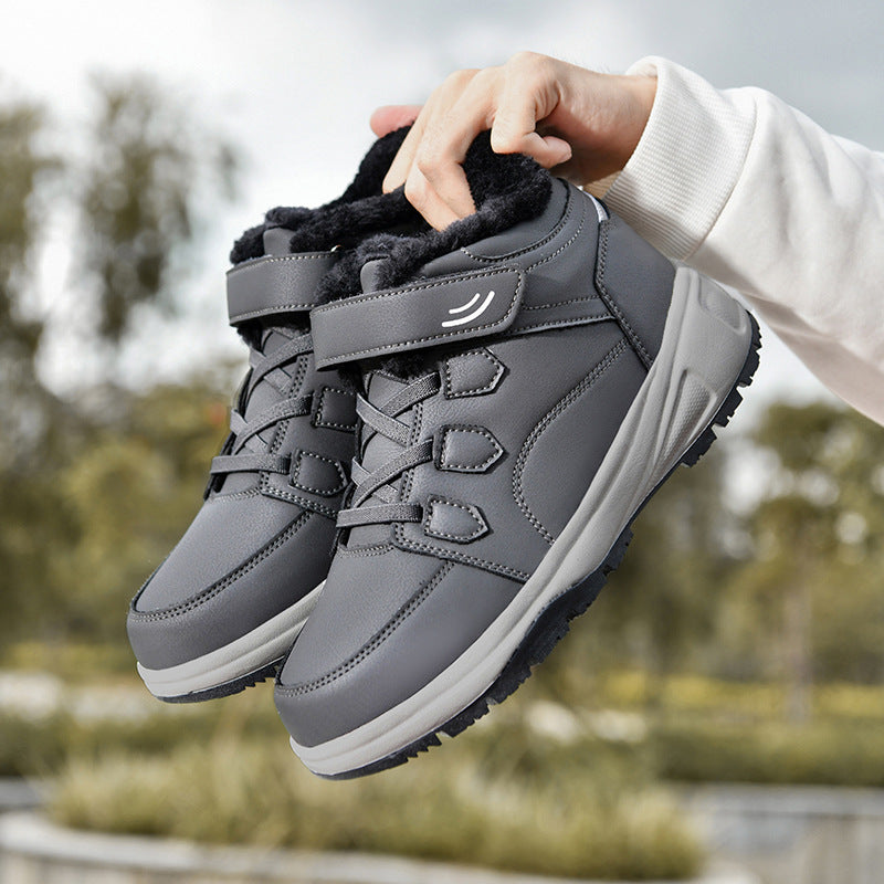 Damen isolierte Outdoor-Wanderschuhe mit rutschfester Sohle und verstellbarem Klettverschluss EB