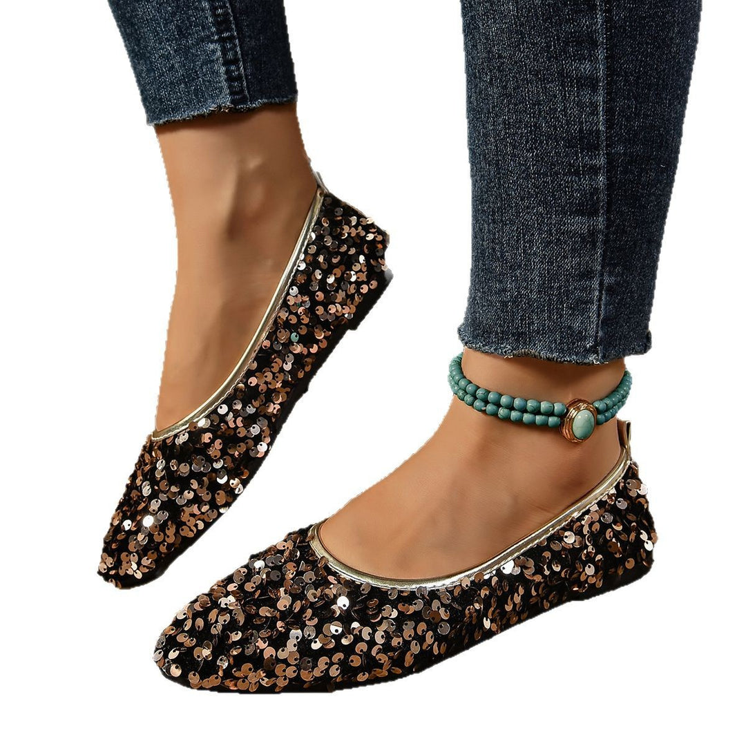 Damen elegante Ballerinas mit buntem Design EB