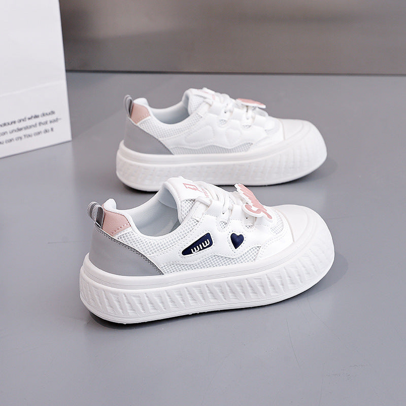 Damen modische Sneakers mit elastischem Klettverschluss und strukturiertem Obermaterial EB