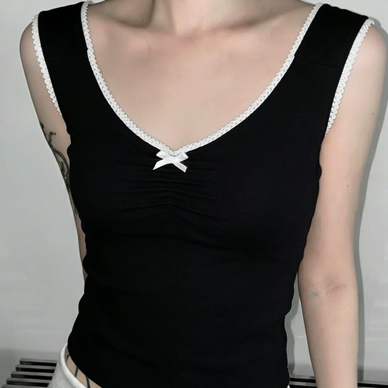 Damen verführerischer Bodysuit mit feinen Spitzenakzenten EB
