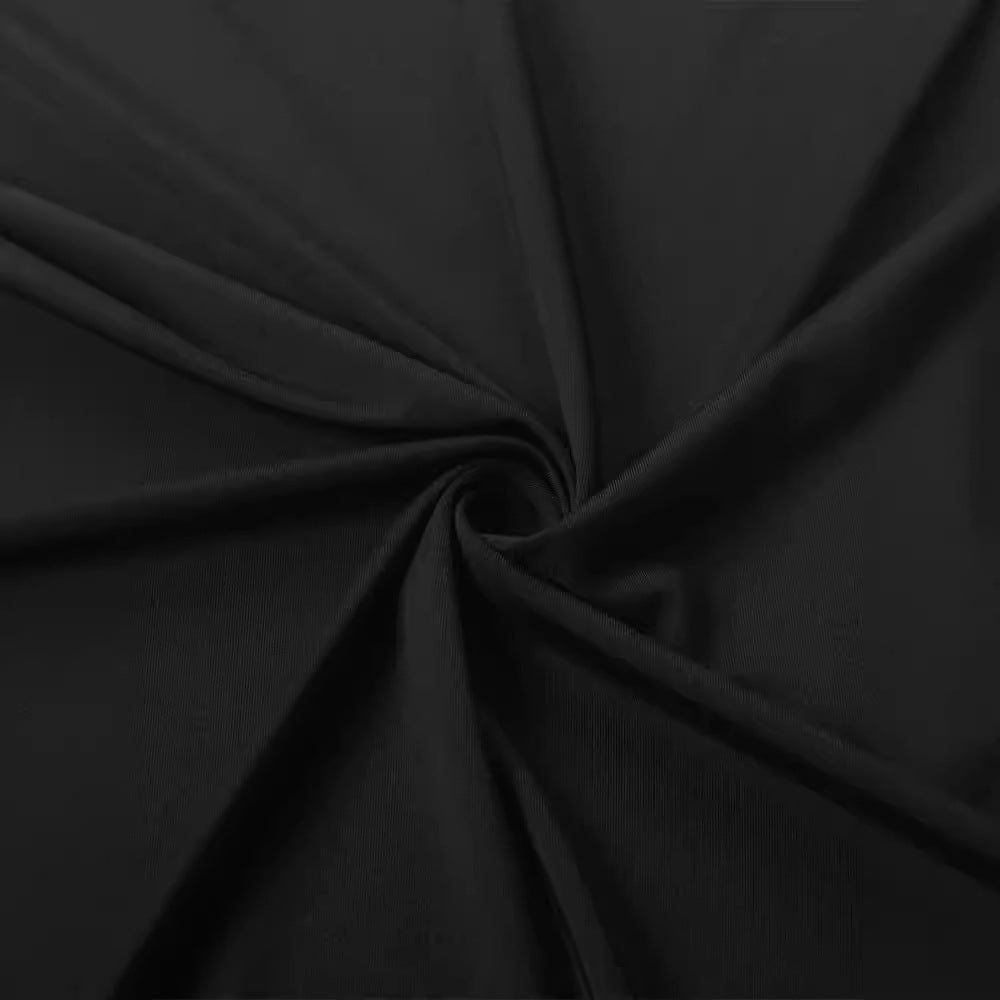 Damen Wickelkleid mit tiefem V-Ausschnitt und halbtransparenten Details EB