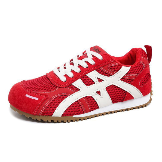 Damen Sportliche Lightweight Sneakers mit atmungsaktivem Obermaterial und rutschfester Sohle EB