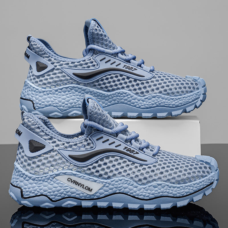Damen Atmungsaktive Lauf-Sneaker mit rutschfester Sohle und flexibler Dämpfung EB