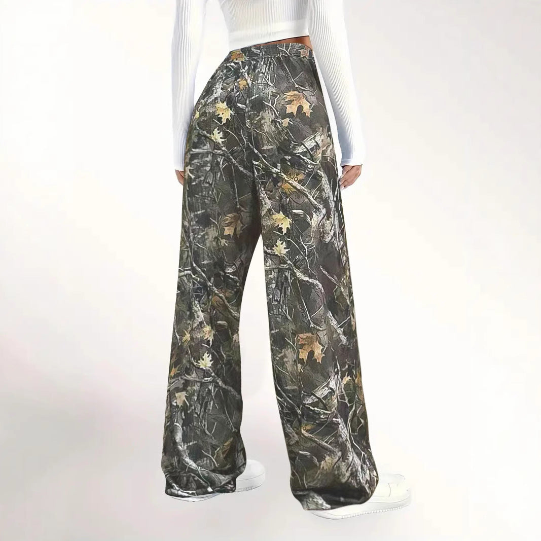 Damen Camouflage Freizeit-Hosen EB