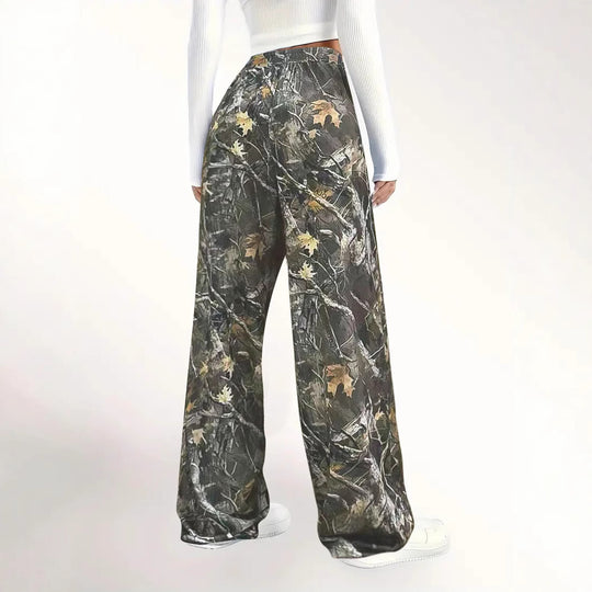 Damen Camouflage Freizeit-Hosen EB