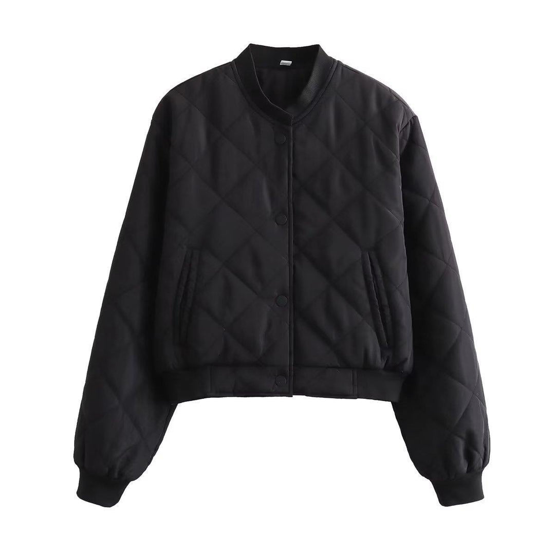Damen gesteppte Übergangsjacke mit komfortablem Schnitt und praktischen Taschen EB