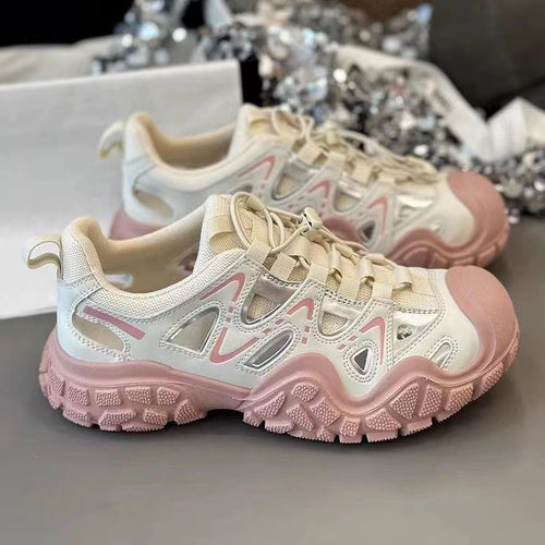 Damen Sportliche Sneakers mit dämpfender Sohle und innovativem Schnürsystem EB