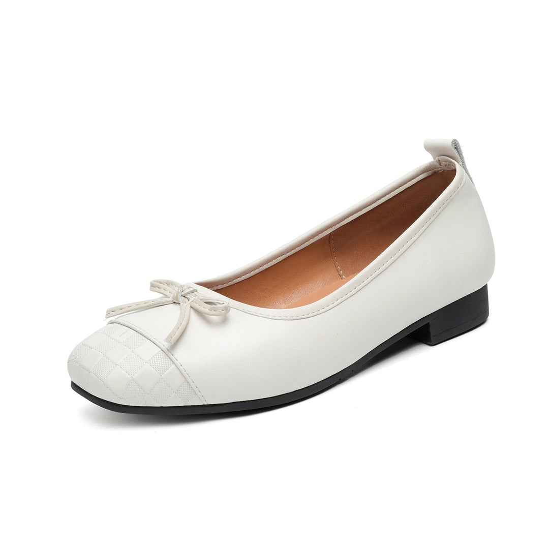 Damen Ballerinas mit modischem Rüschendetail und atmungsaktivem Innenfutter EB