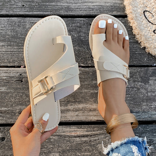 Damen Elegante und komfortable Freizeit-Sandalen mit Verzierung EB