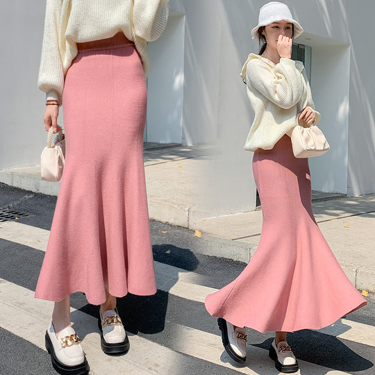 Damen Eleganter, ausgestellter Maxirock aus leichtem Material EB