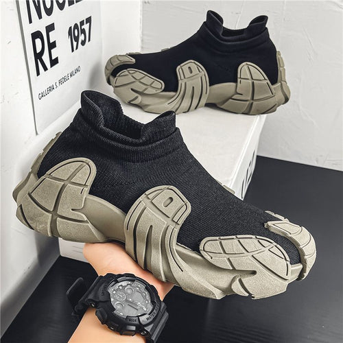 Damen Freizeitliche Sockensneaker mit rutschfester Sohle und innovativem Design EB