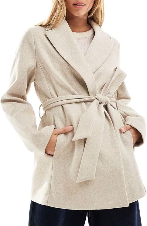 Damen Elegante und bequeme Wickeljacke EB