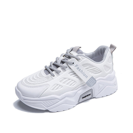 Damen modische athletische Sneakers mit atmungsaktivem Obermaterial EB
