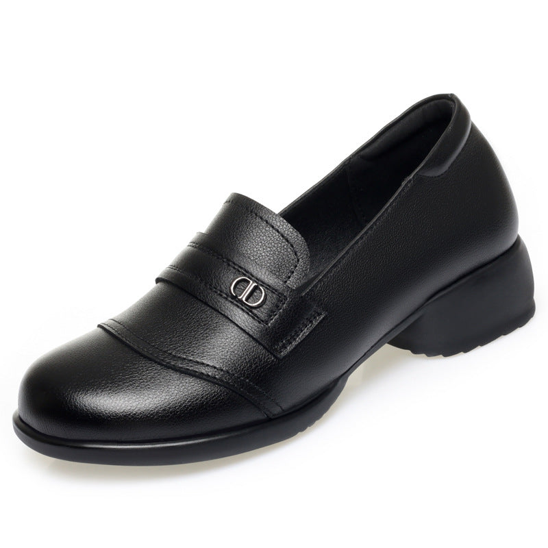 Damen Elegante und komfortable Mokassins mit modischem Riemen EB