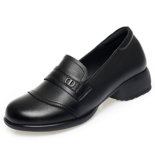 Damen Elegante und komfortable Mokassins mit modischem Riemen EB