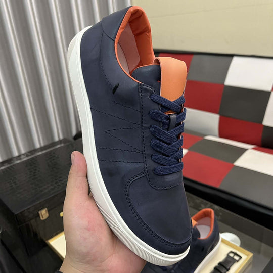 Herren lässige Leder Sneakers mit modischen Akzenten von EB