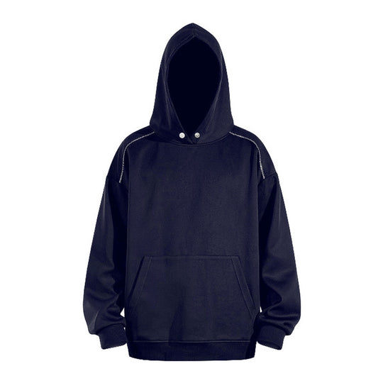 Damen Kapuzenpullover aus weichem Fleece mit praktischen Taschen EB