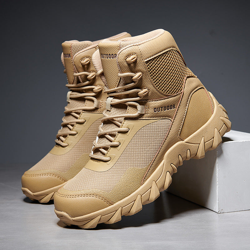 Herren Tactical Stiefel mit strapazierfähigem Obermaterial und rutschfester Sohle EB