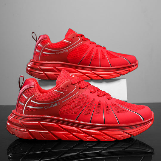 Herren Stabilitäts-Laufschuhe mit keilförmiger Energierückführungssohle und nahtlosem Mesh-Upper EB