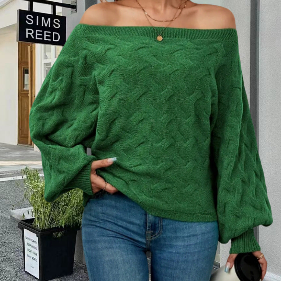 Damen Oversized Strickpullover mit strukturiertem Design EB