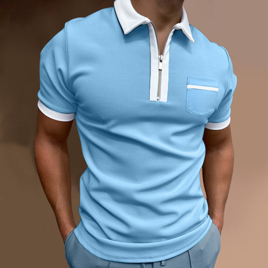 EB | Schmal geschnittenes Taschen-Poloshirt