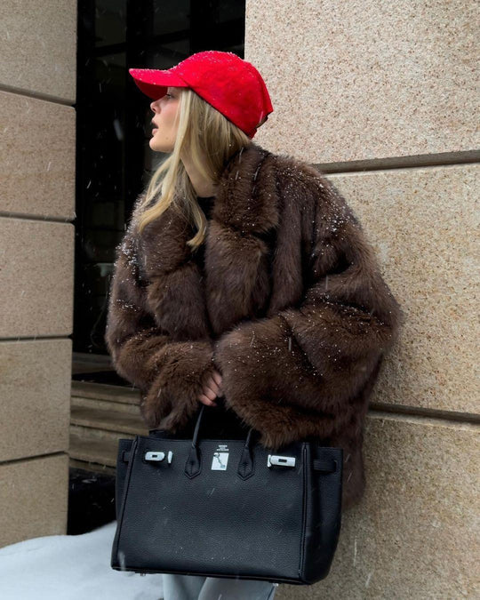 Damen Plüschjacke EB