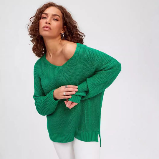 Damen oversized Strickpullover EB