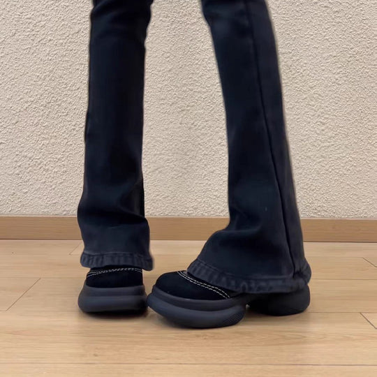 Damen Bequeme und elegante Schnürschuhe mit modischen Akzenten EB