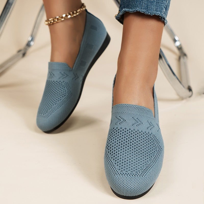 Damen Atmungsaktive und flexible Slip-On Schuhe EB