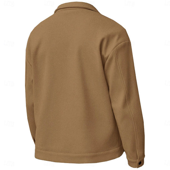 Herren stylische Utility-Jacke mit gepolsterten Taschen EB