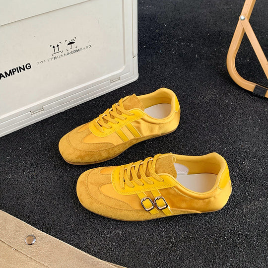 Damen Sportliche Sneakers mit hochwertigem Wildleder und ergonomischem Design EB