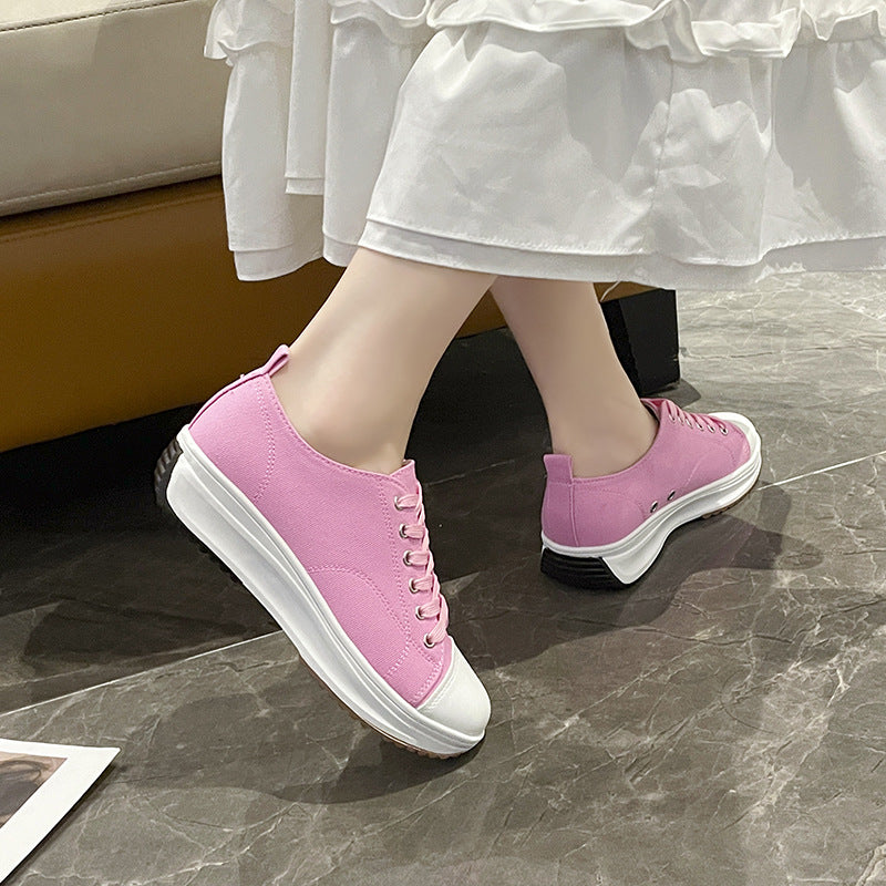 Damen Bequeme Sneaker mit eleganter Gummisohle EB
