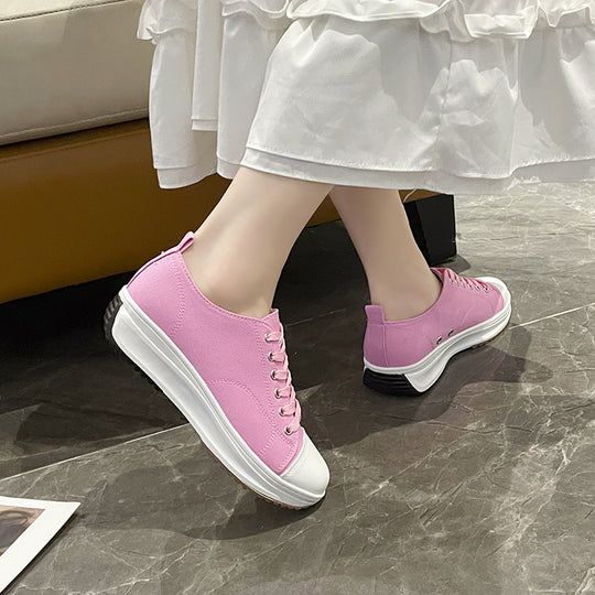 Damen Bequeme Sneaker mit eleganter Gummisohle EB