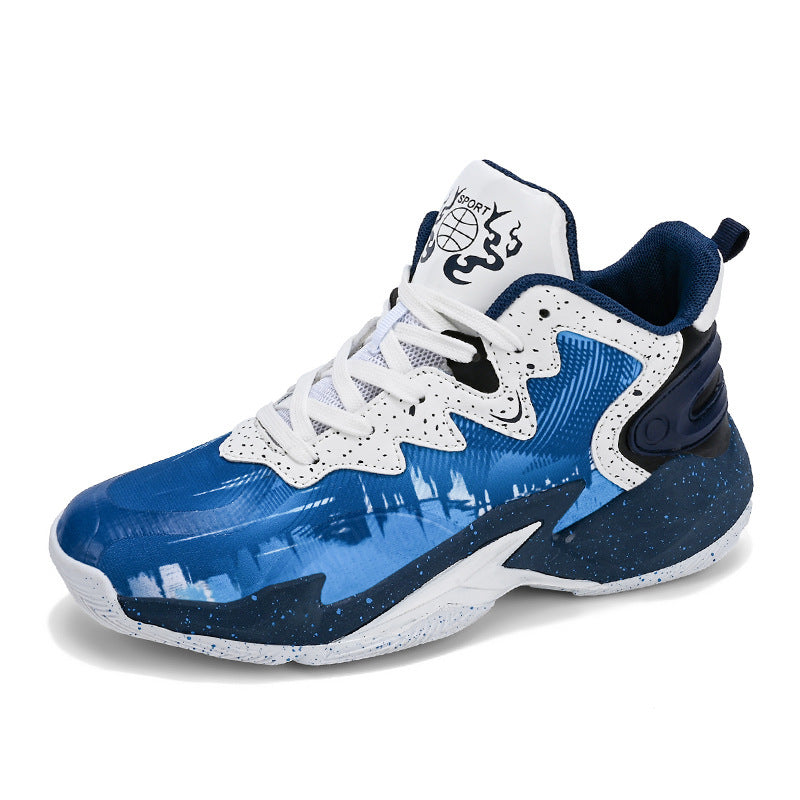 Damen Sportliche Basketball-Sneaker mit innovativem Design und rutschfester Sohle EB