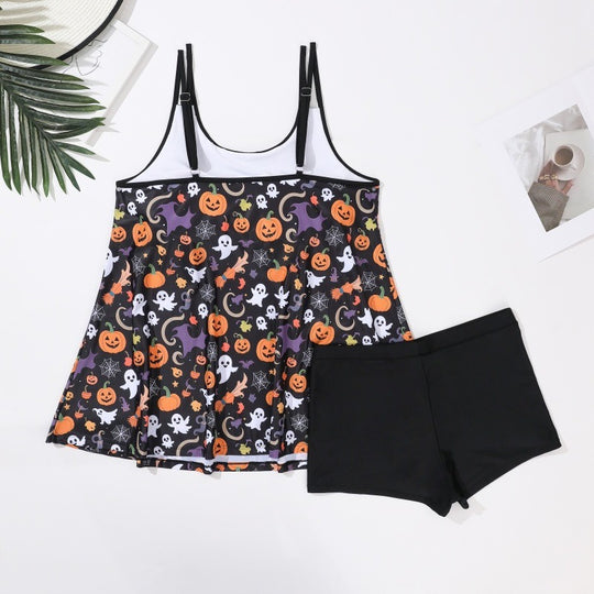 Damen Halloween-Motiv Badeset EB