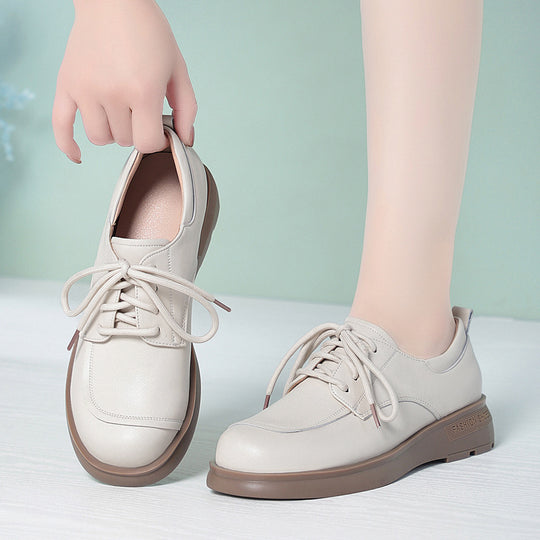 Damen Schnürschuhe mit eleganter Profilsohle und atmungsaktivem Obermaterial EB