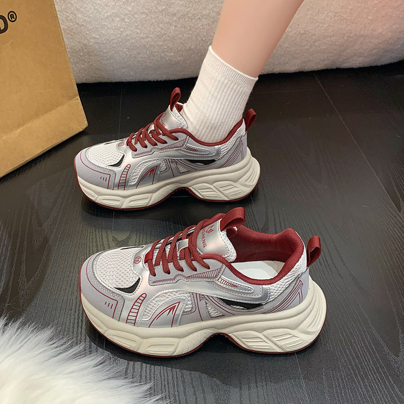 Damen Sportliche Laufsneaker mit dämpfendem Obermaterial und rutschfester Sohle EB