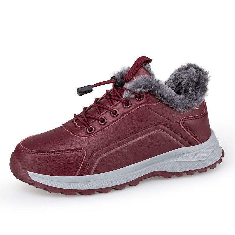 Damen Winterliche Trekking Sneakers mit rutschfester Sohle und isolierendem Warmfutter EB