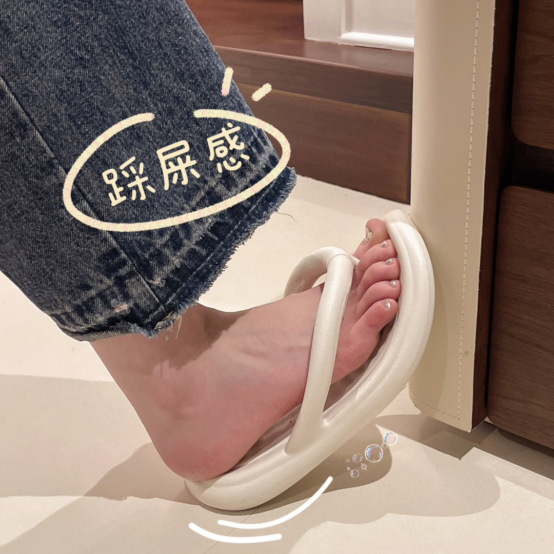 Damen Strapazierfähige Zehentrenner-Sandalen mit ergonomischem Fußbett EB