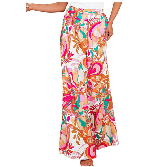 Damen Weite Culottes aus leichtem Stoff EB