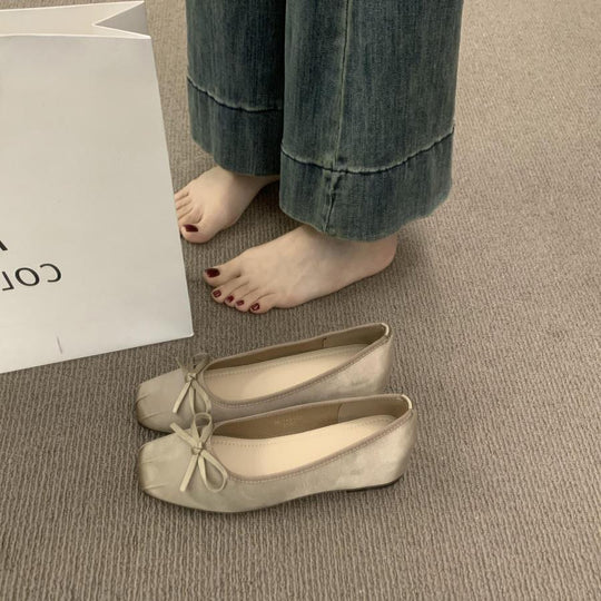 Damen Ballerinas mit schickem Schleifenakzent und komfortablem Fußbett EB
