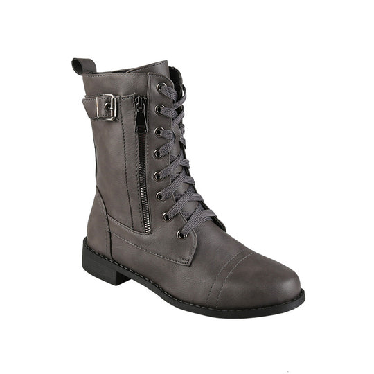 Damen Schnürstiefeletten mit Reißverschluss von EB