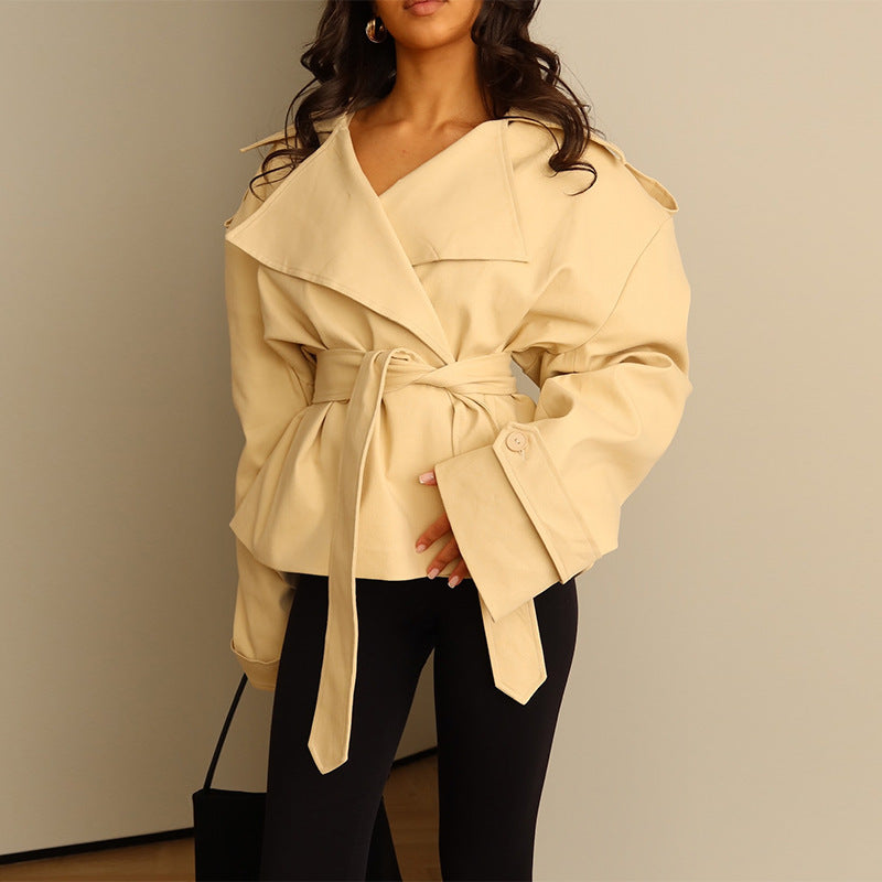 Damen trendige lässige Überwurfjacke EB
